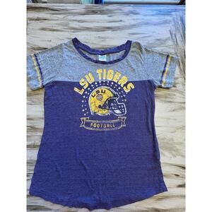 Rivalry Threads LSU Women’s Football Tigers Tshirt Size Large 12/14 Top